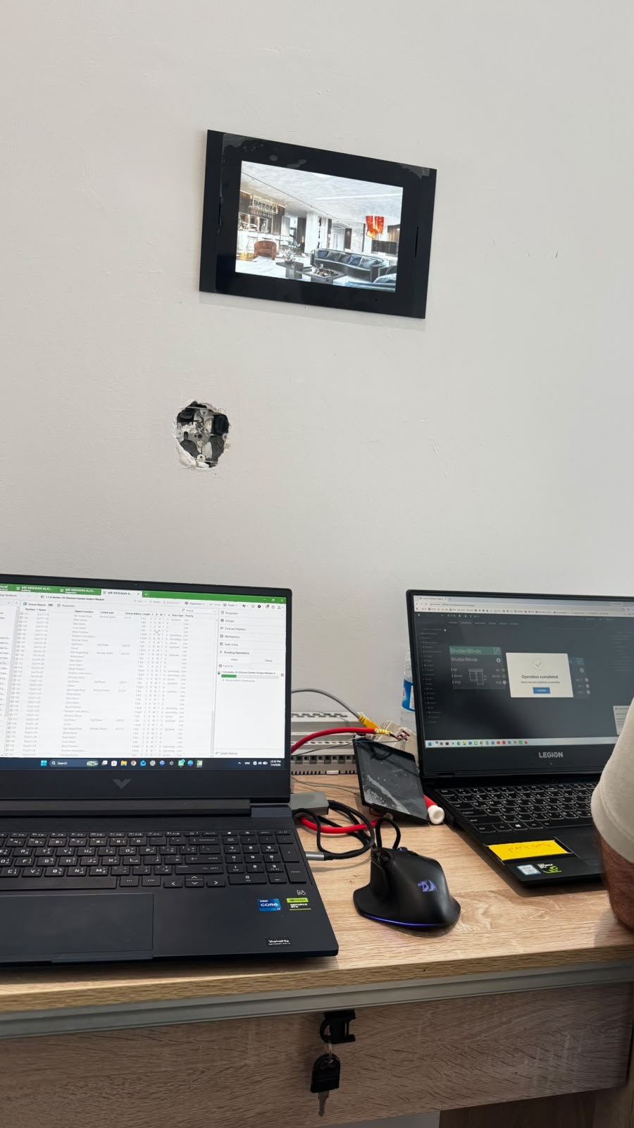 Control panel commissioning and smart building interface programming