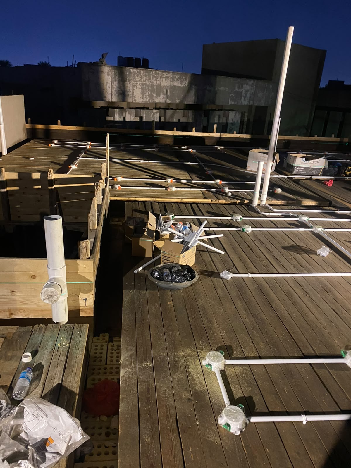 Electrical contracting work