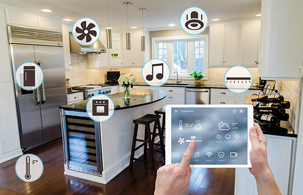 Smart kitchen safety and automation control visual